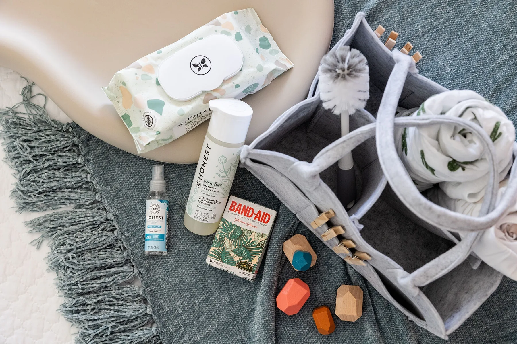 Baby and infant gear set up for families at The Cozy Cactus vacation rental in Indio CA