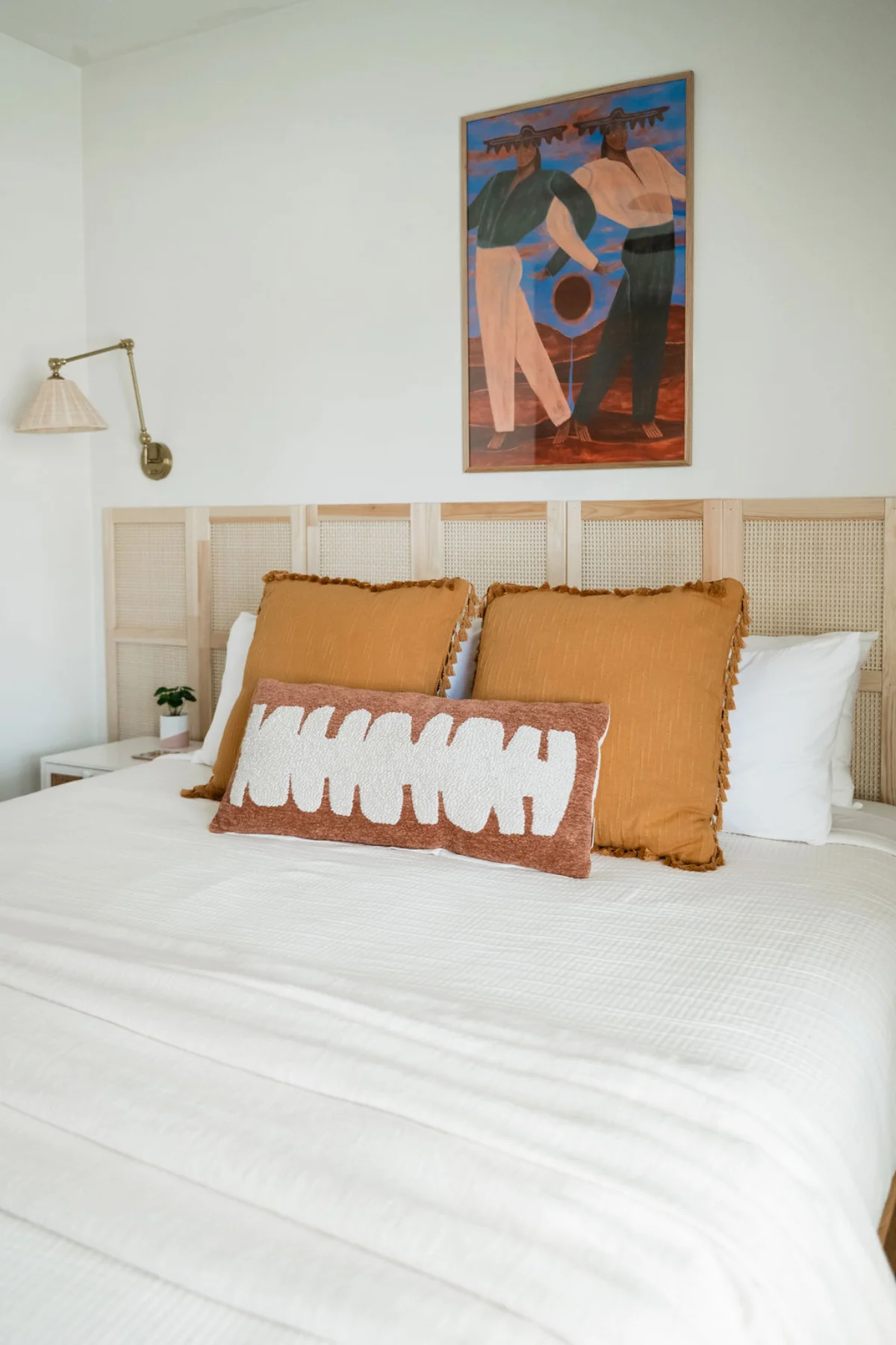 Terra Luz third bedroom with warm sand tones and quiet corner setting